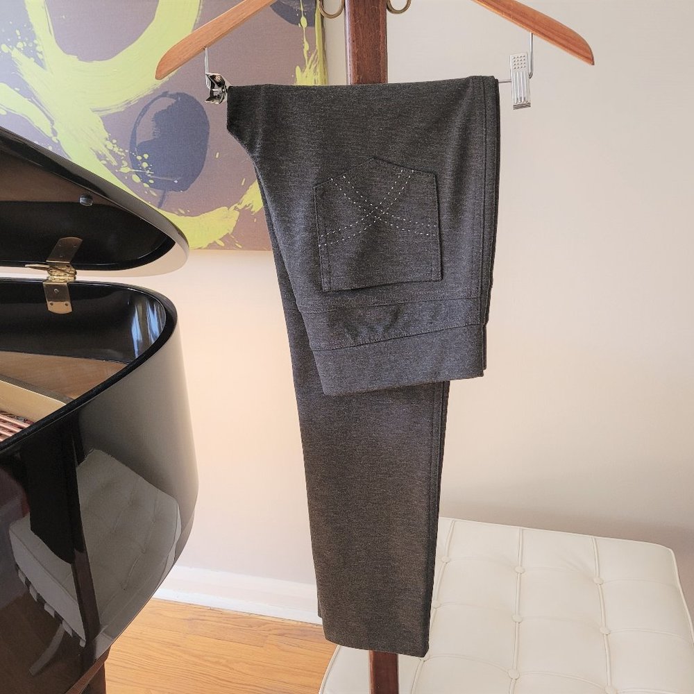 Joseph Ribkoff Grey Elastic Waist Pants US 10
